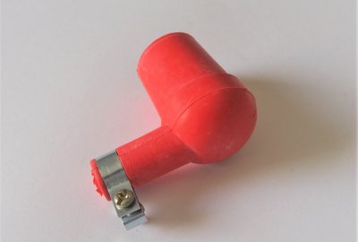 Fajka świecy GYK, czerwona guma, Jawa, CZ