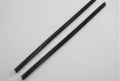 Sprężyny przedniego amortyzatora 560 mm, 2 sztuki, Jawa Perak 1946---