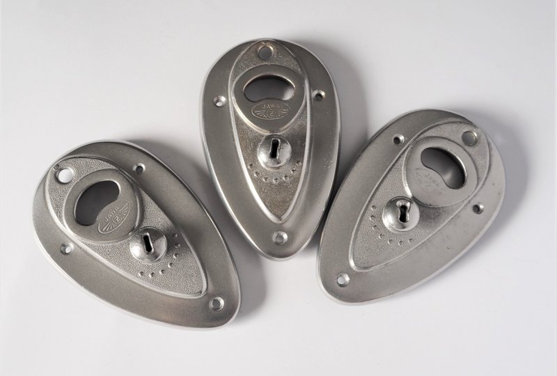 Pokrywa stacyjki z amperomierzem, oryginalna, po elektropolerowaniu, Jawa, CZ-photo3