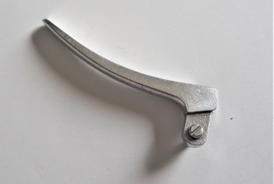 Klamka kierownicy, alumniowa, nieporelowana - lewa, Jawa, CZ