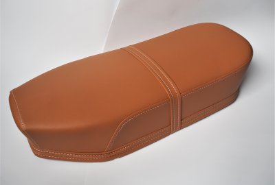 Siedzenie, półskóra, jasny brąz, Jawa, CZ 1960----