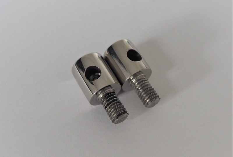 Zawias pokrywy wózka, 2 szt, nierdzewny/polerowany, PAV-photo3