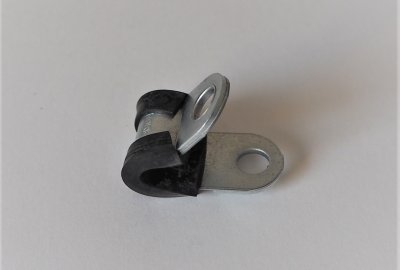 Objemka na rurkę, czarna, 6 mm, Jawa, CZ