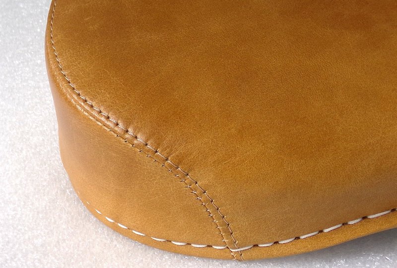 Siedzenie przednie, retro skóra, jasny brąz-photo3