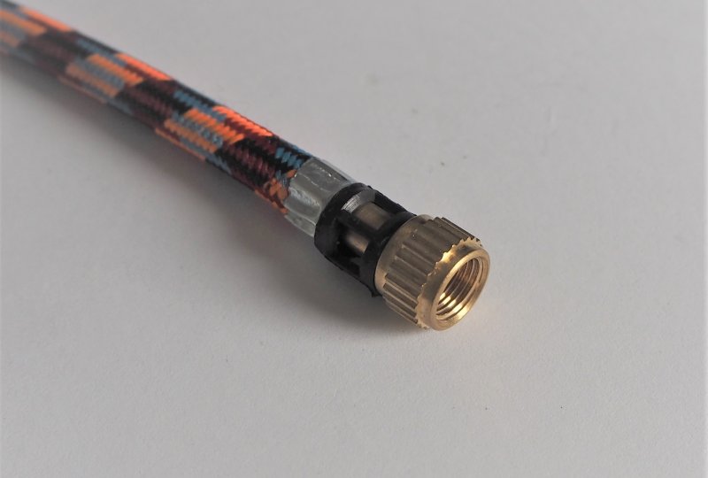 Wężyk pompki, gwint M5, 235 mm, Jawa, CZ-photo3