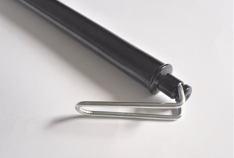 Pompka motocyklowa, czarna, stal/plastik, 35 cm, Jawa, CZ-photo2