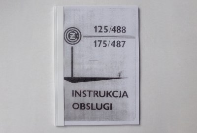 Instrukcja obsługi CZ 125/488, 175/487 - J.POLSKI format A5, 47 stron