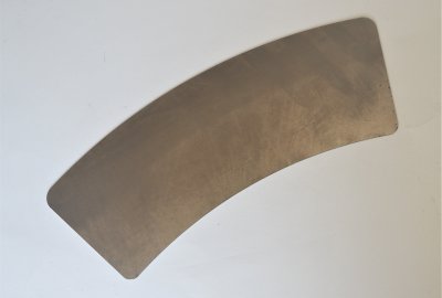 Tabliczka rejestracyjna na przedni błotnik, blacha, surowa, Jawa, CZ przedwojenne