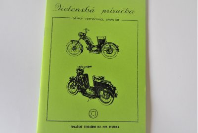 Podręcznik warsztatowy Jawa 50 typ 550/555 - J.SŁOWACKI format A5, 47 stron