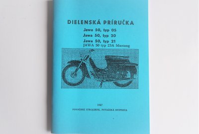 Podręcznik warsztatowy Jawa 50 typ 05/20/21/23A MUSTANG - J.SŁOWACKI format A5, 64 stron