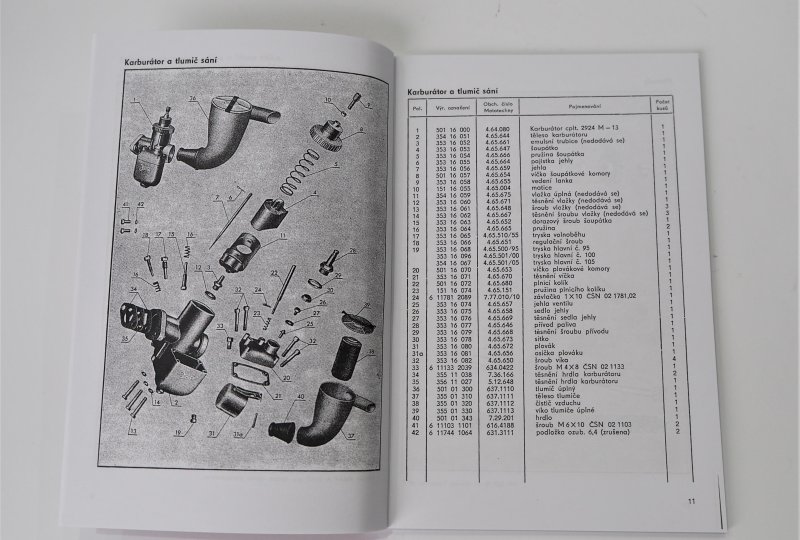 Katalog części zamiennych CZ 175/501 - J.CZESKI, format A5, 73 stron-photo3