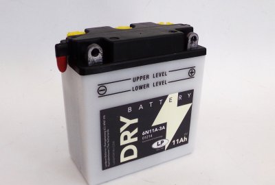 Akumulator motocyklowy 6V 11Ah LP 6N11A-3A, 120x60x128 mm
