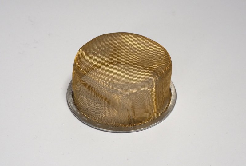 Sitko zbiornika paliwa, aluminium/mosiądz, Jawa, CZ-photo2