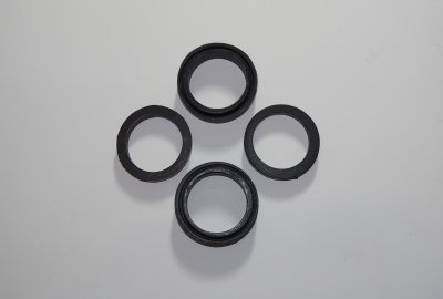 Gumy na przedni amortyzator, pod lampę,  4szt, Jawa, CZ