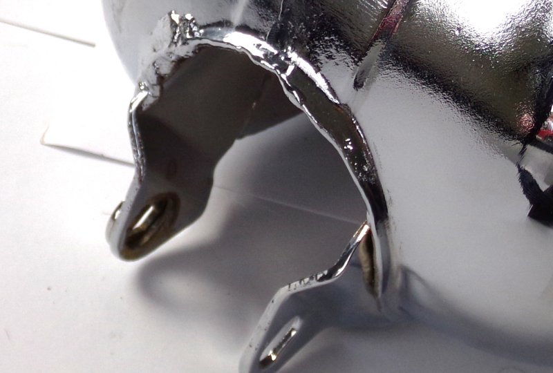 Zbiornik paliwa, Jawa 125, 150, 175 Kyvacka, wersja bez amperomierza, z środkowym przetłoczeniem-photo6