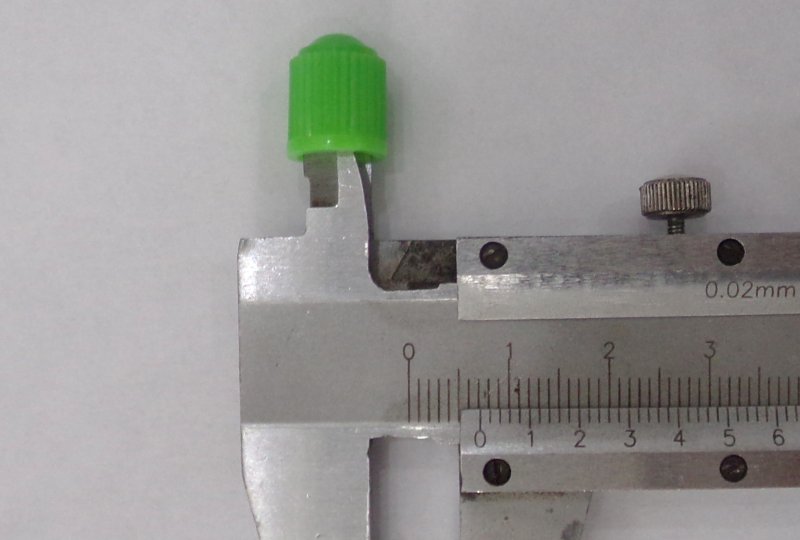 Nakrętka wentylka, plastik, zielona, Jawa, CZ-photo4