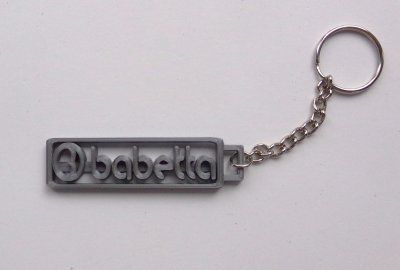 Breloczek BABETTA, srebrny