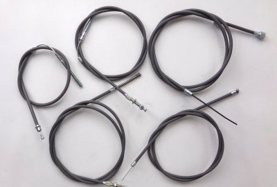 Komplet 5 linek, szare, Jawa 50 typ 20 wysoka kierownica