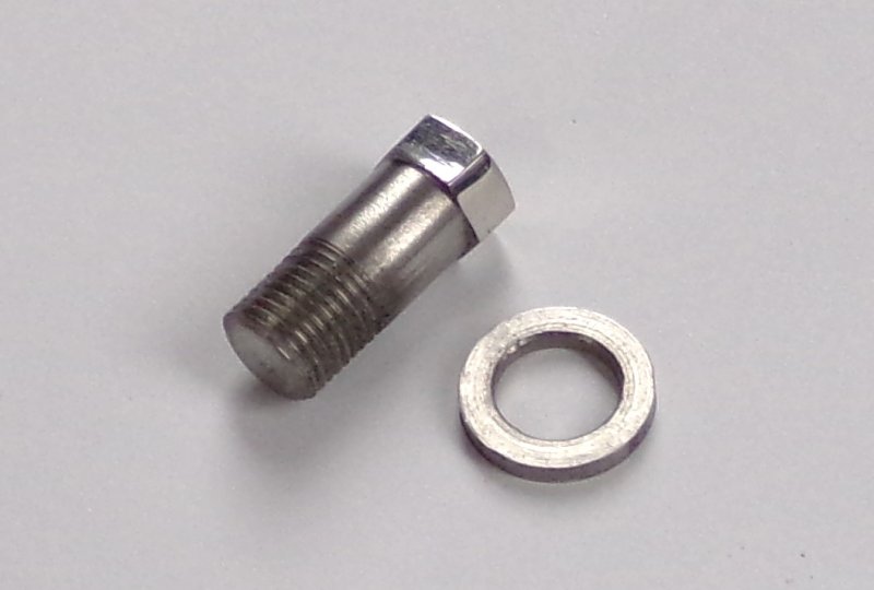 Śrubka przedniego zawieszenia, dolna, M10/1, klucz 11mm, nierdzewna/polerowana, z podkładką, Jawa, CZ-photo3
