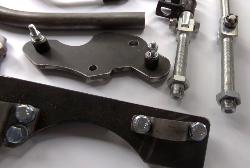 Komplet uchwytów mocowania wózka bocznego, Jawa 300 CL-photo3