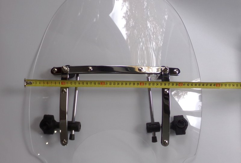 Szyba owiewka, z blachami, duża, nietłukąca, Jawa 300 CL, 350 Perak, 42 Bobber-photo5