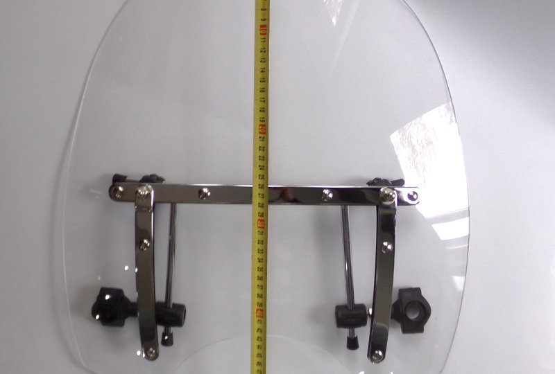 Szyba owiewka, z blachami, duża, nietłukąca, Jawa 300 CL, 350 Perak, 42 Bobber-photo6