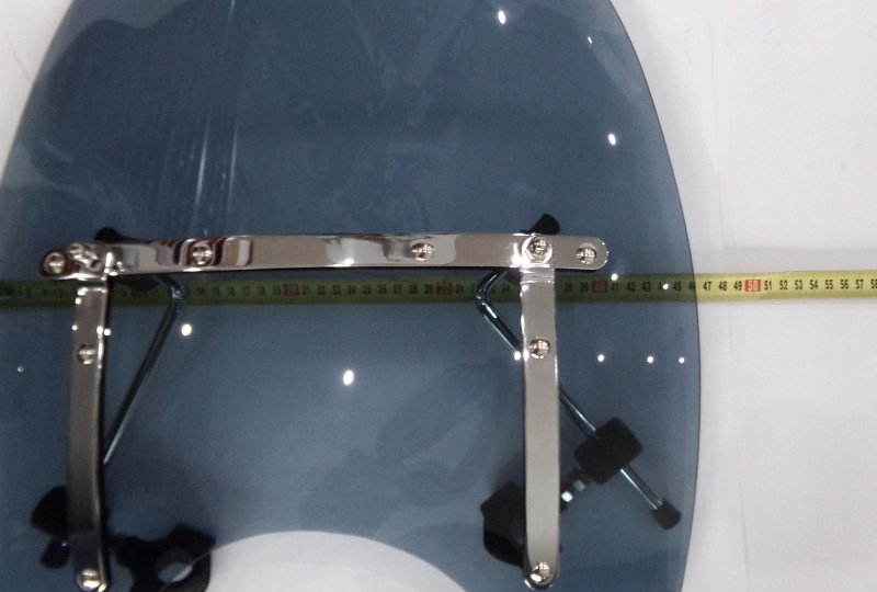 Szyba owiewka, z blachami, duża, nietłukąca, przyciemniana, Jawa 300 CL, 350 Perak, 42 Bobber-photo6