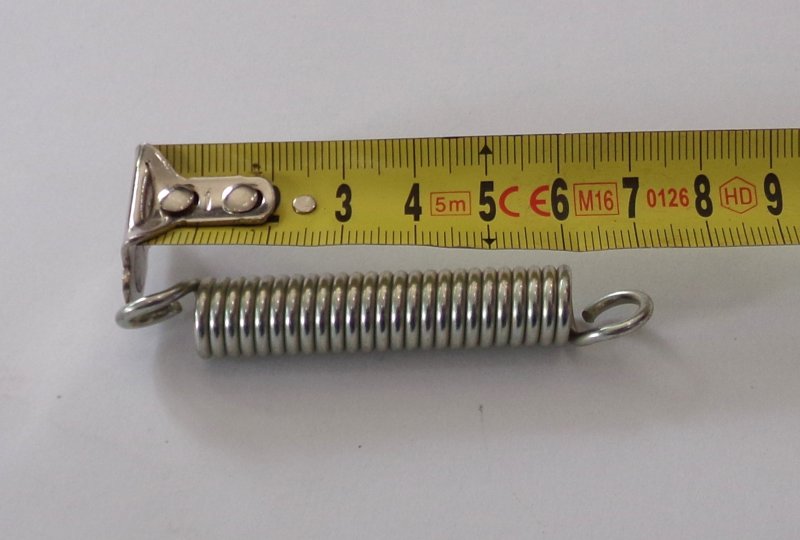 Sprężyna stopki centralnej, ocynk, Jawa Stella-photo2