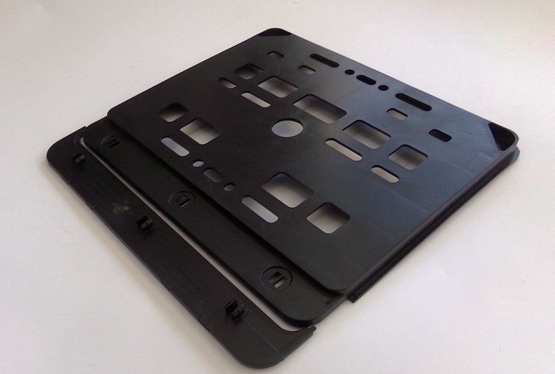 Ramka pod tablicę rejestracyjną na motocykl, z nadrukiem 4JAWA i logo JAWA-photo2