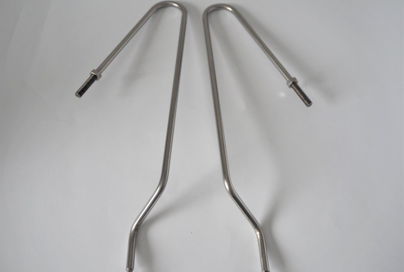 Uchwyt przedniej szyby, nierdzewny, polerowany, Jawa Kyvacka, Panelka-photo2