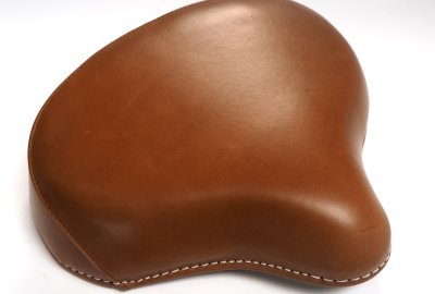 Siedzenie przednie, retro skóra, brąz